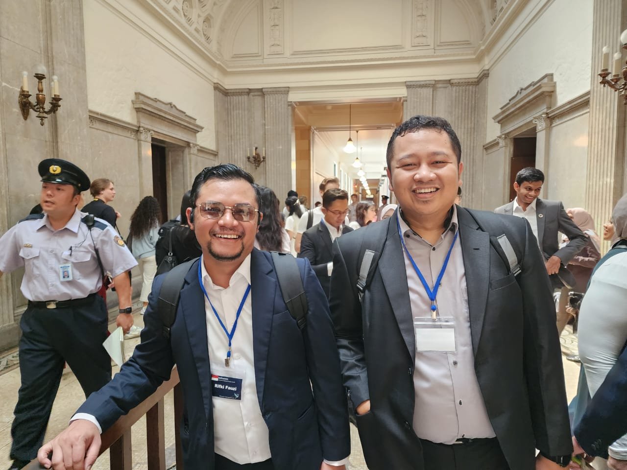 Ketua dan Sekretaris KNPI Kab. Bandung Gaungkan Isu Palestina di Democracy Youth Summit Jepang